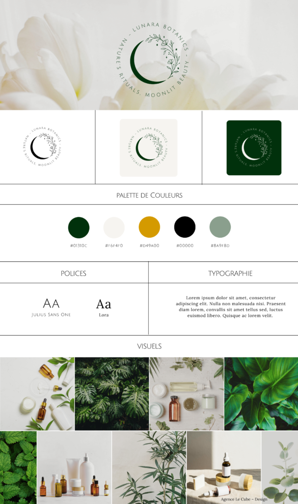 Le Cube - Agence Web Création - WordPress - Le Cube - project lunara botanics