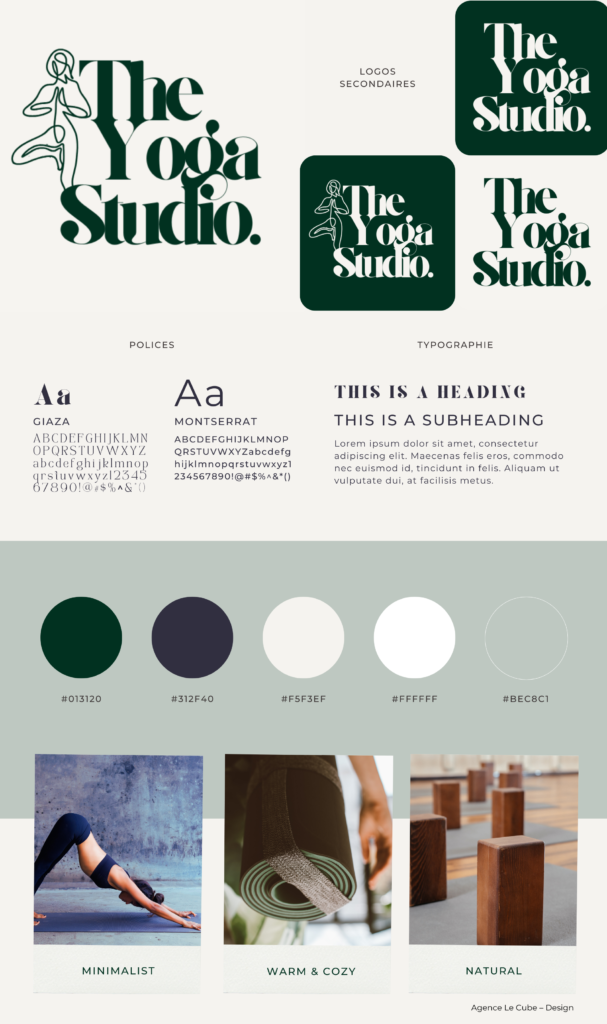 Le Cube - Agence Web Création - WordPress - Le Cube - project the Yoga Studio