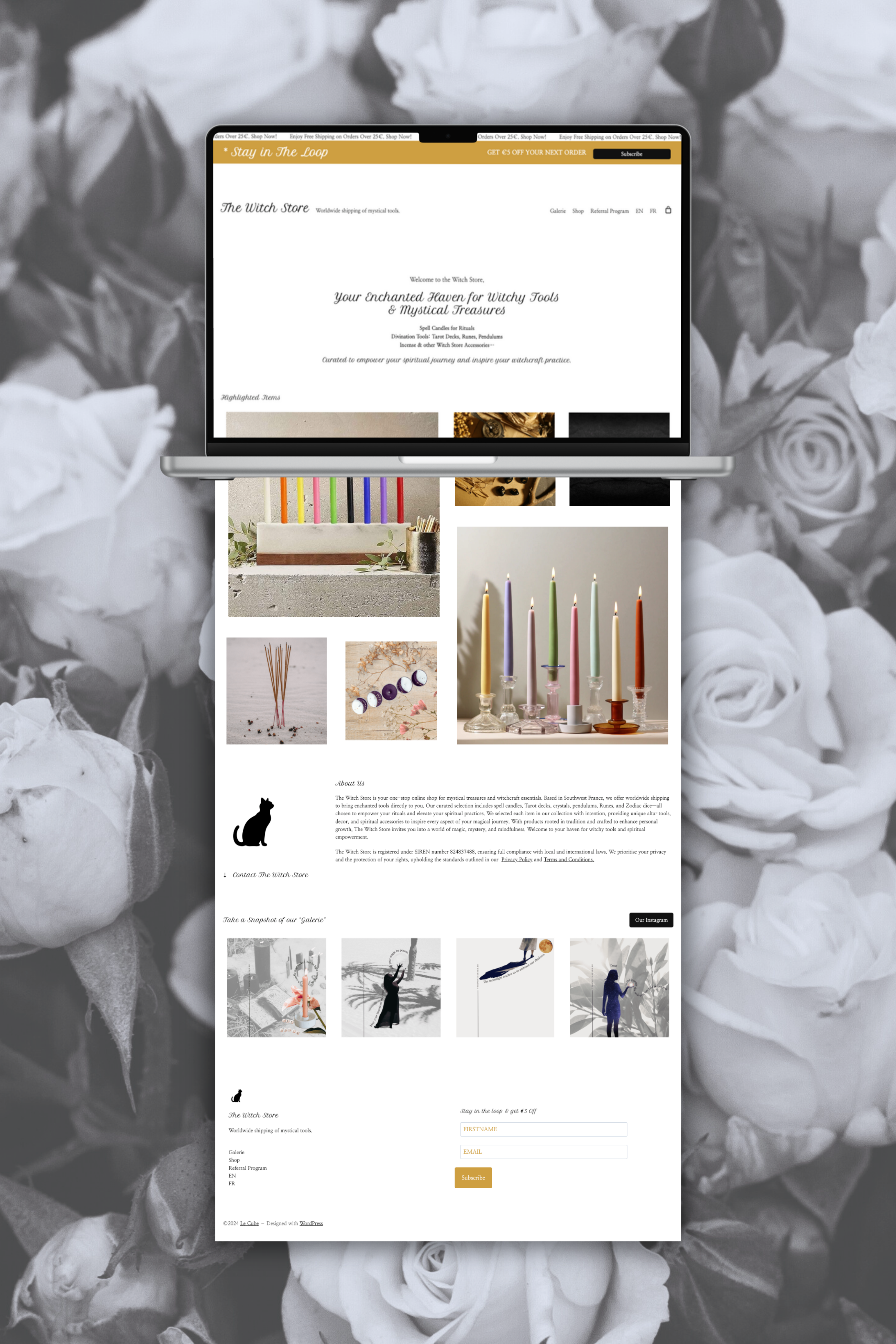 Le Cube - Agence Web Création - WordPress - Le Cube - project The Witch Store