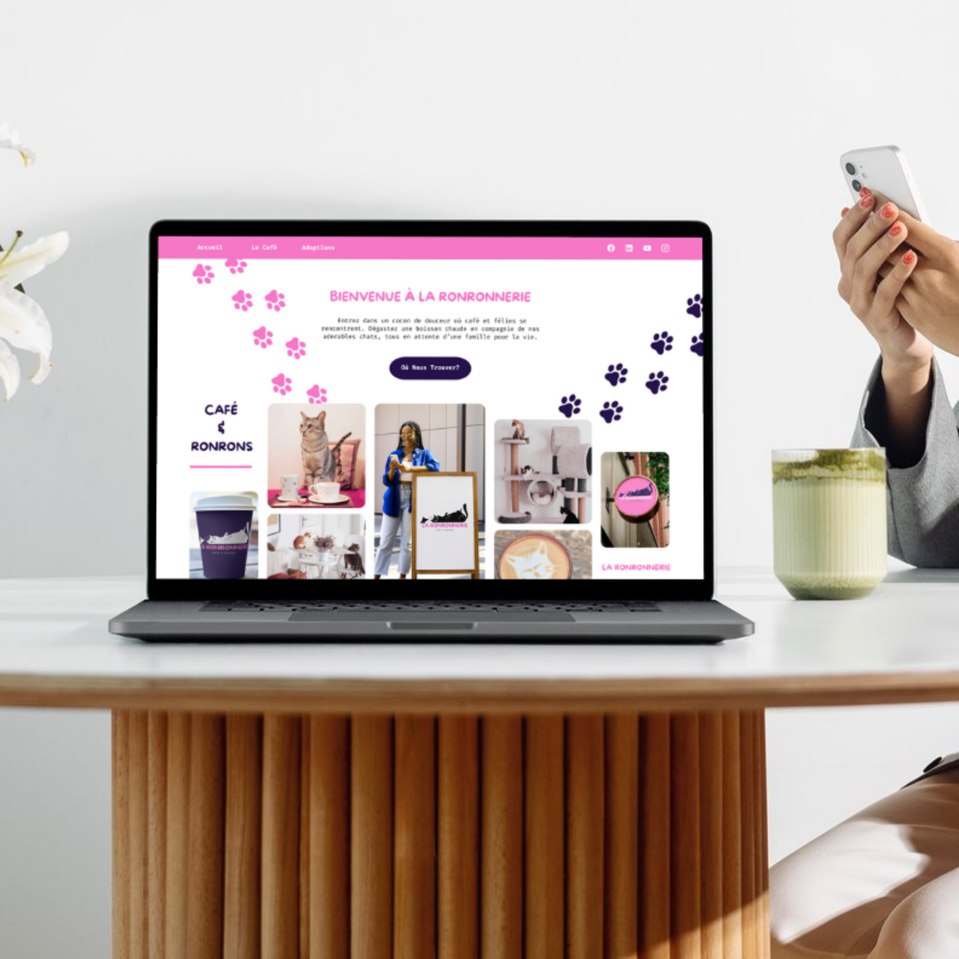 Le Cube - Agence Web Création - WordPress - Le Cube - project la ronronnerie
