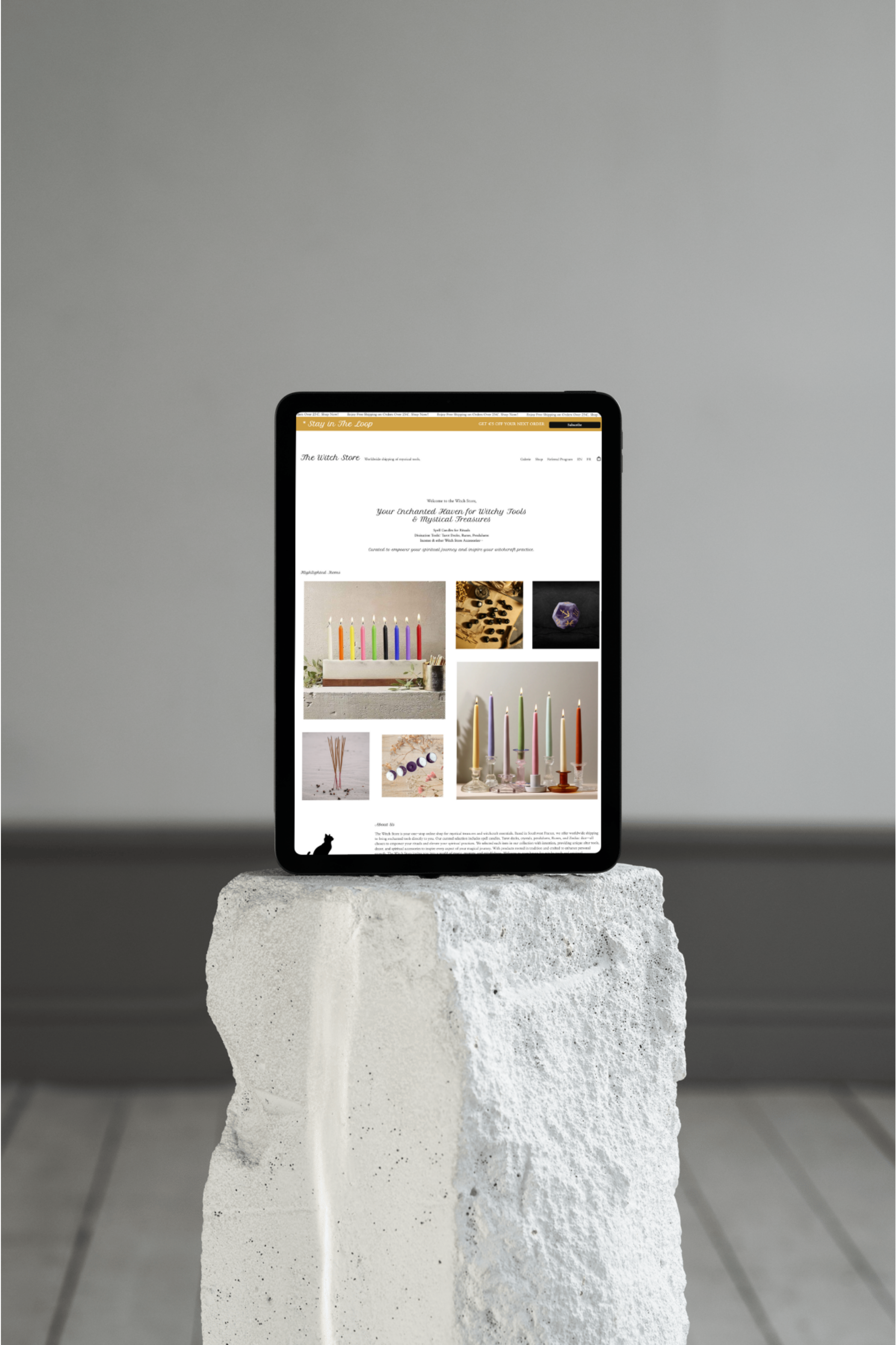 Le Cube - Agence Web Création - WordPress - Le Cube - project The Witch Store
