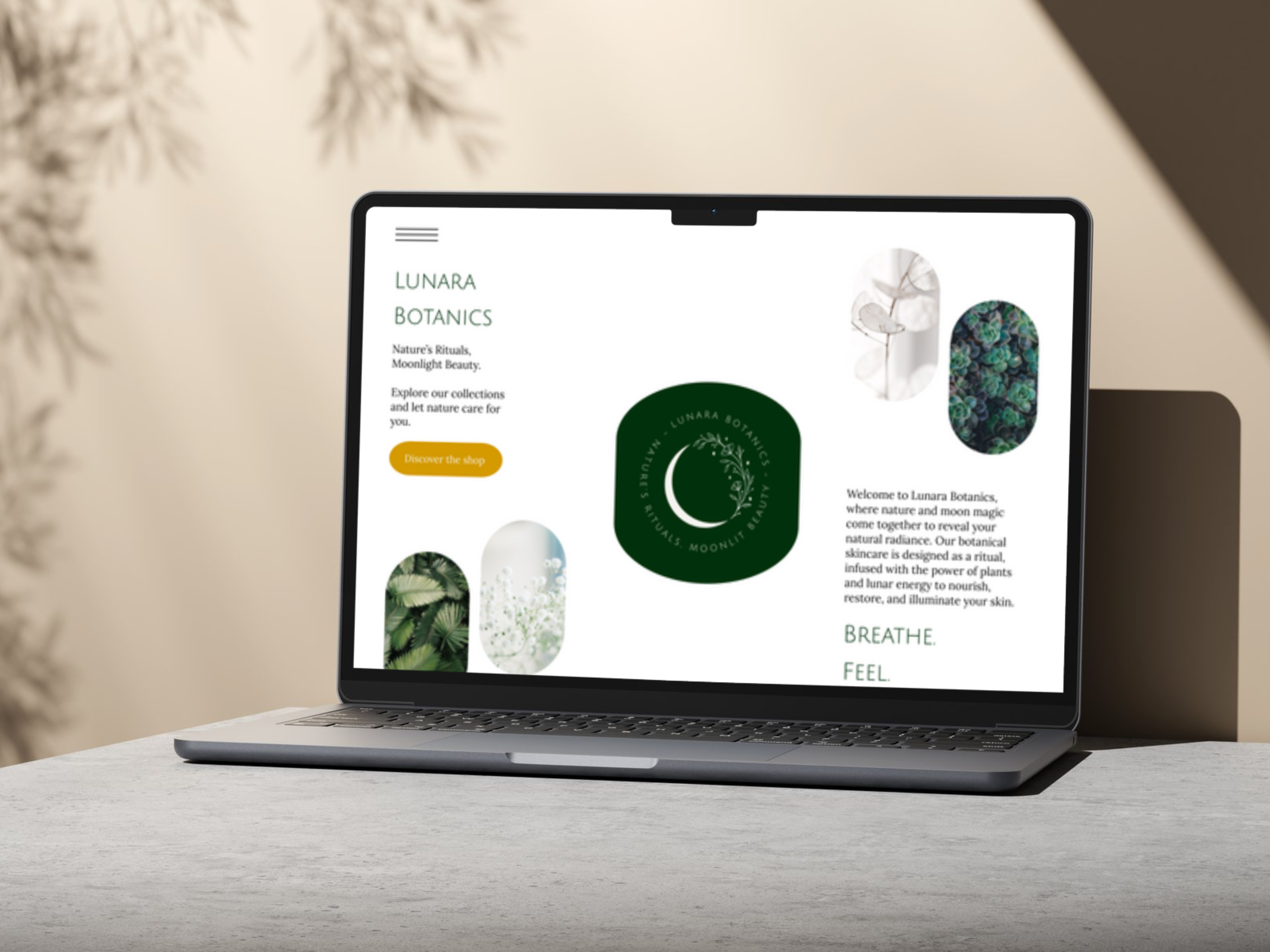 Le Cube - Agence Web Création - WordPress - Le Cube - project lunara botanics