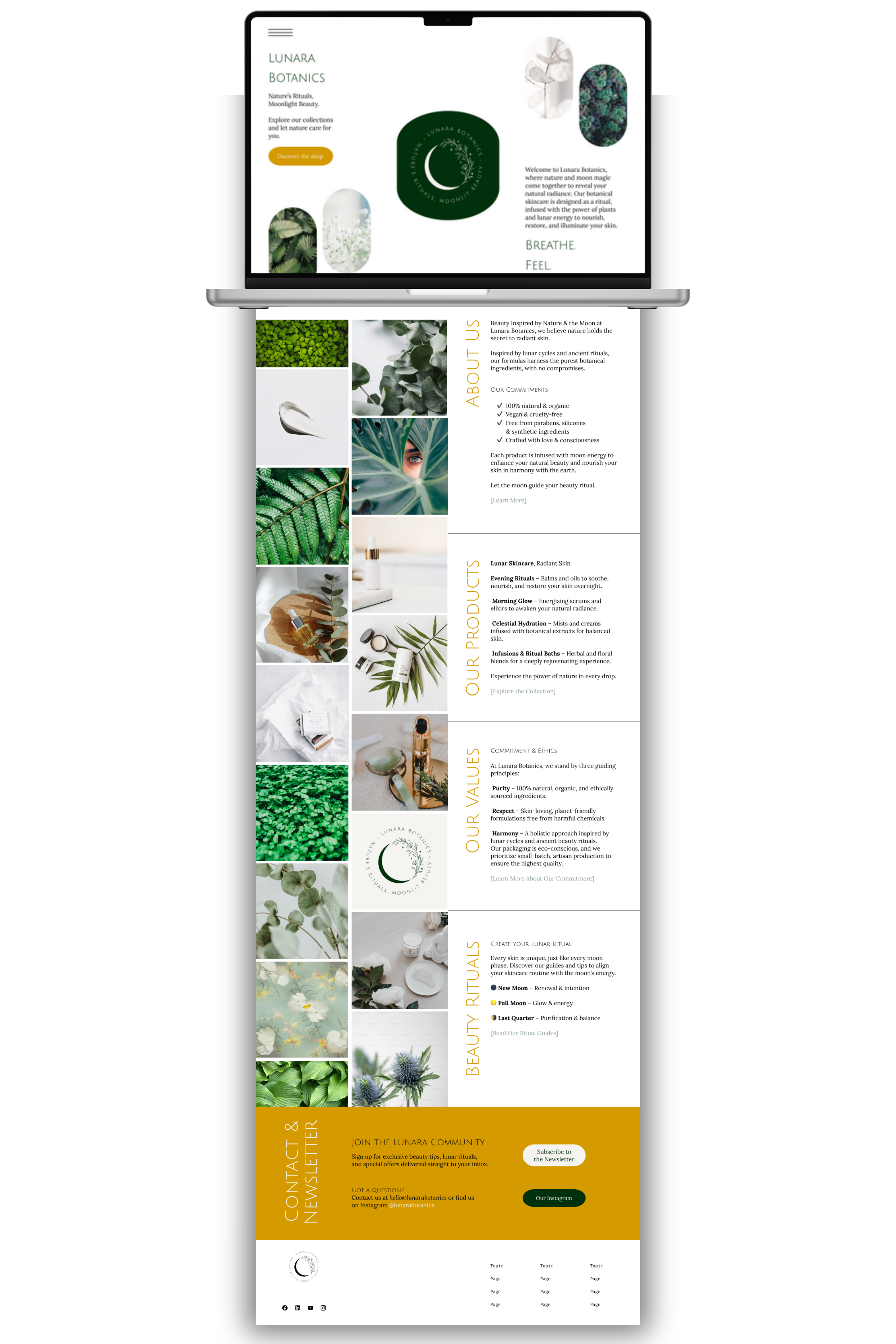 Le Cube - Agence Web Création - WordPress - Le Cube - project lunara botanics